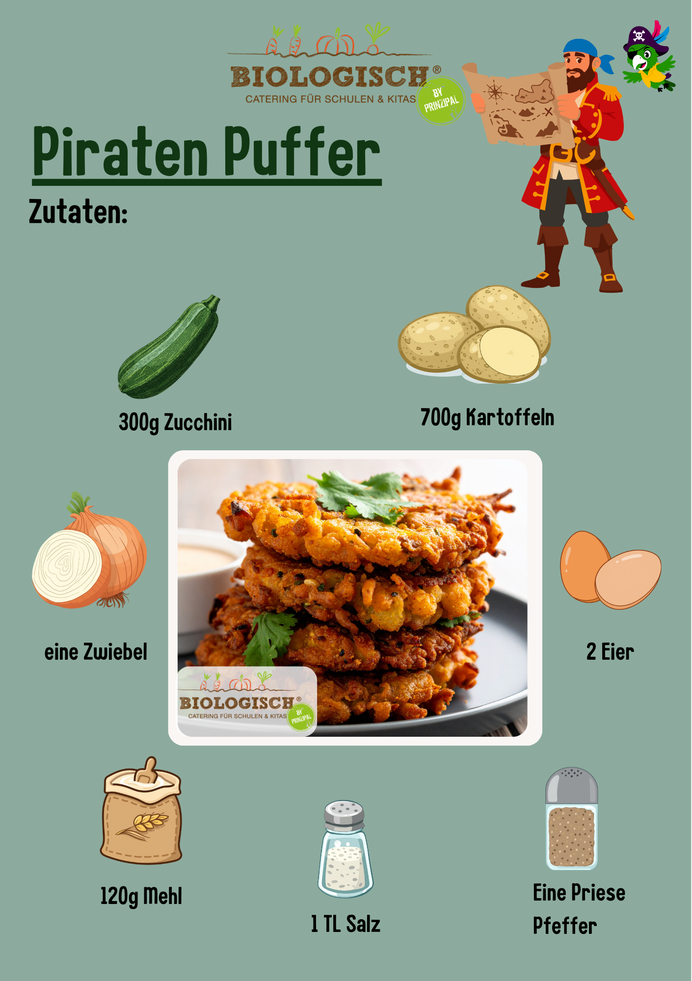 Piratenpuffer - Kinderrezepte
