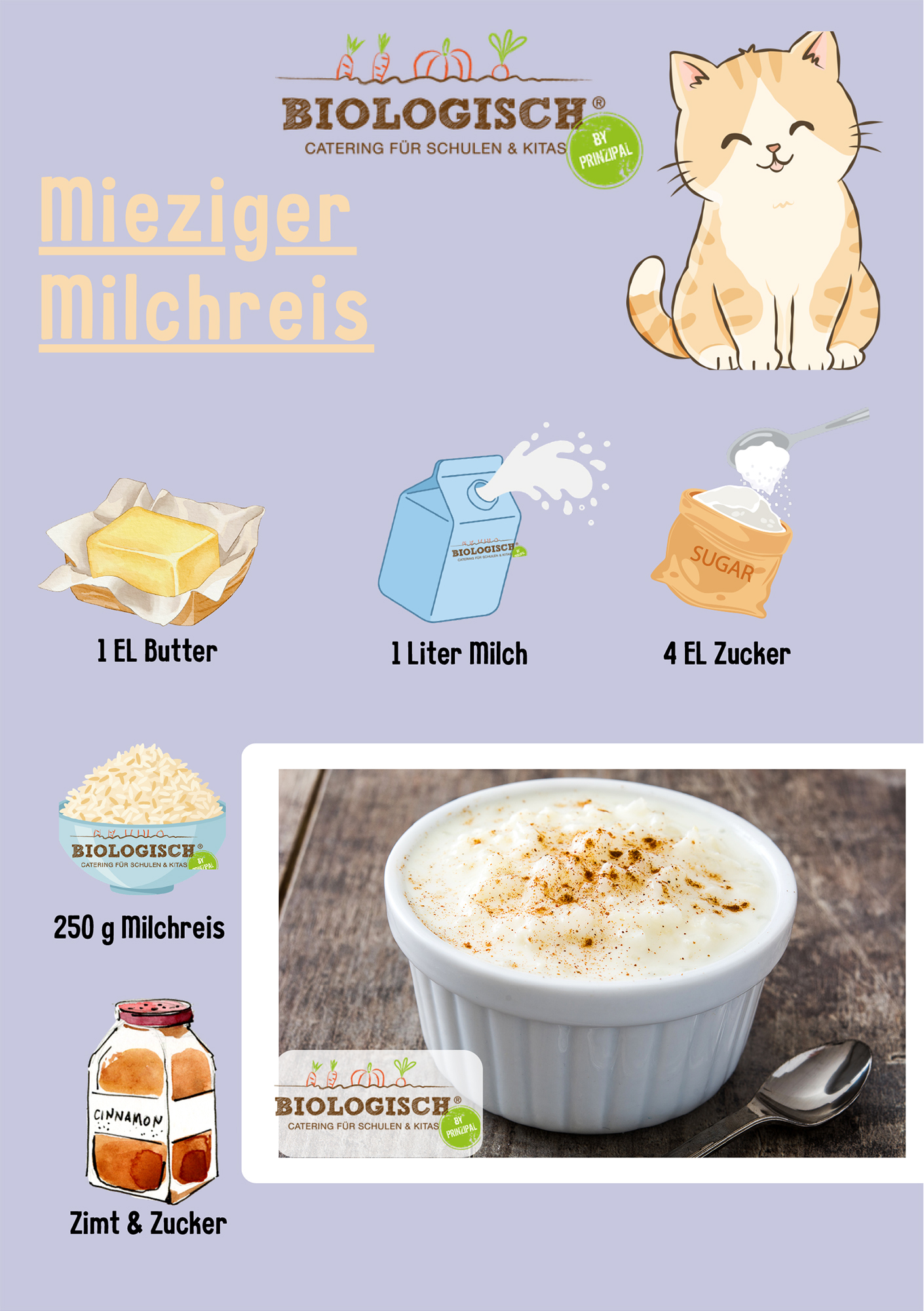 Mieziger Milchreis Titel - Kinderrezepte